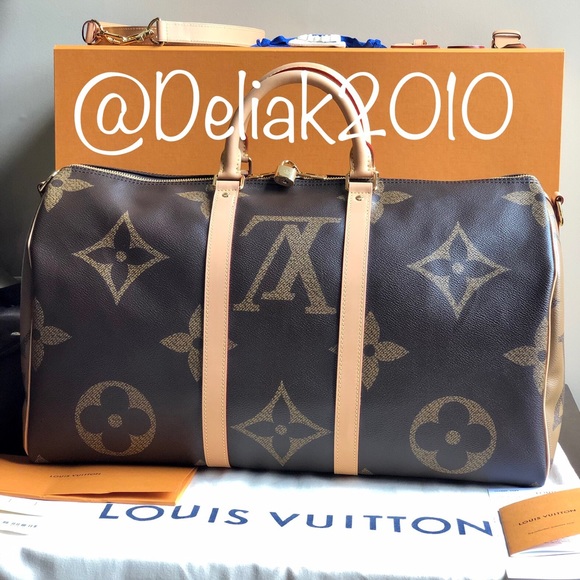NEW Louis Vuitton Reverse Giant Keepall 50 RARE 😍 - Picture 3 of 8